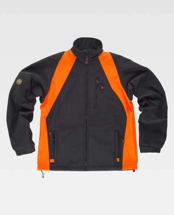 CHAQUETA WORKTEAM WORKSHELL FLUOR